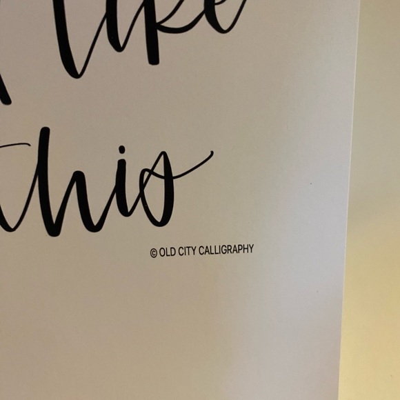 Old City Calligraphy Mermaid Art Print - Picture 4 of 4